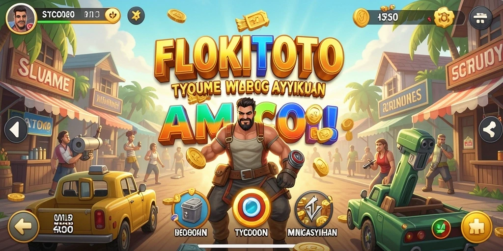 Tampilan gameplay Tycoon yang menarik dan interaktif di FLOKITOTO.