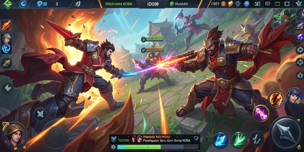 Gameplay intens dan karakter unik di ID098 yang menantang.