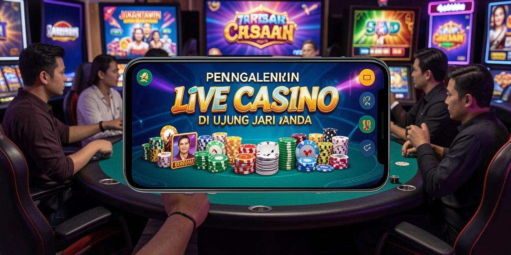Tampilan gameplay Live Casino yang mendebarkan di JAKARTAWIN.