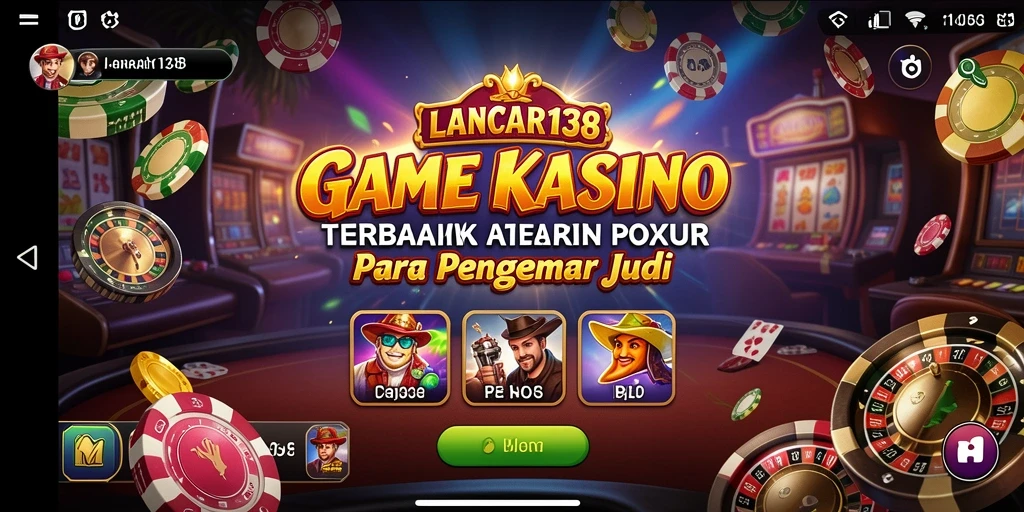 Screenshot LANCAR138 menampilkan gameplay Kasino yang seru dan mengasyikkan.