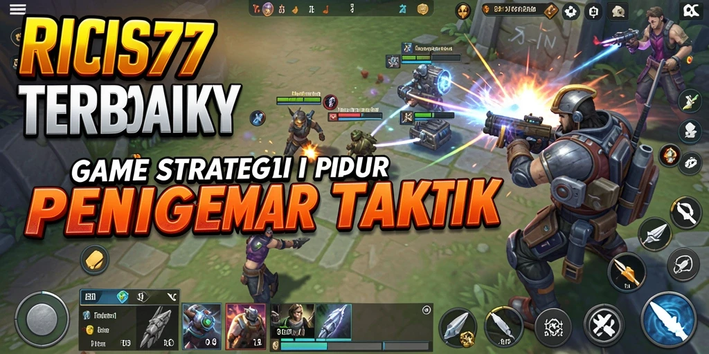 Tampilan menarik dari gameplay strategis RICIS77.