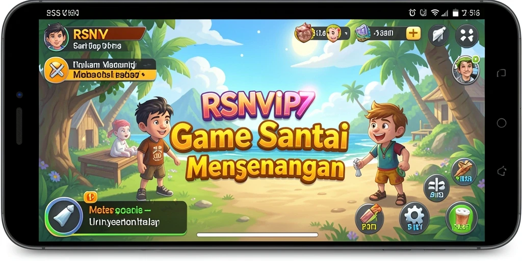 Tampilan gameplay RSNVIP7 yang ceria dan penuh warna.