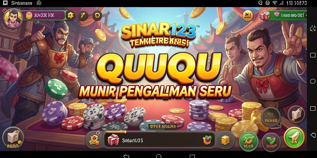 Gameplay seru QiuQiu dalam SINAR123.