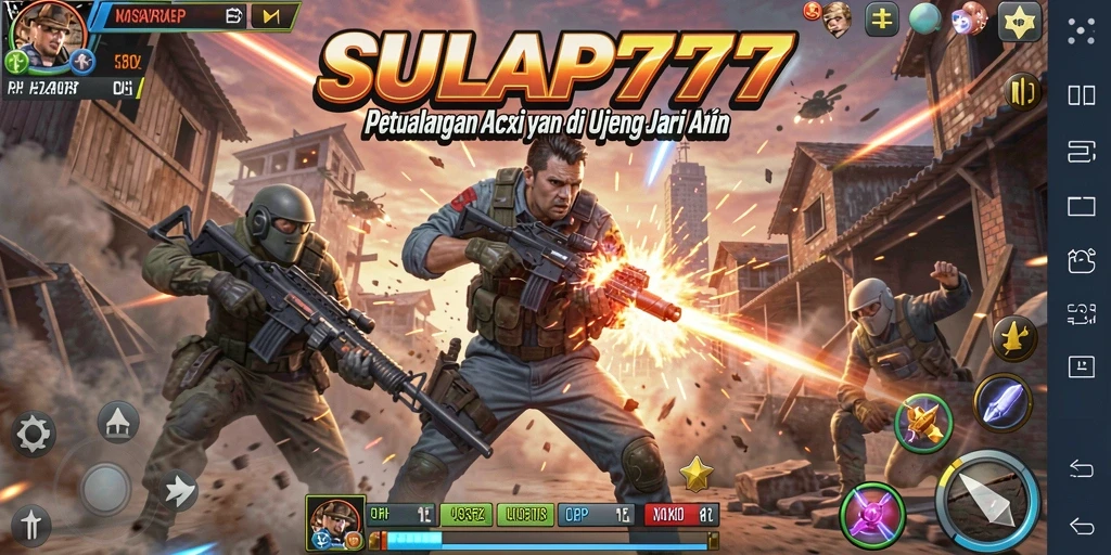 Tangkapan layar gameplay SULAP777 dengan aksi seru dan dinamis.