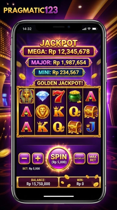 Tampilan utama aplikasi pragmatic123 yang menawan dan mudah dinavigasi.