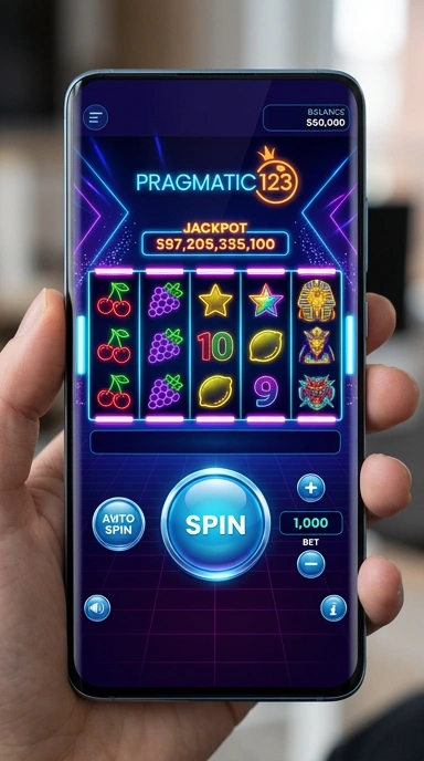 Screenshot halaman kategori aplikasi di pragmatic123.